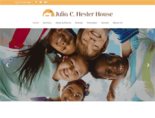 Tablet Screenshot of juliachesterhouse.org